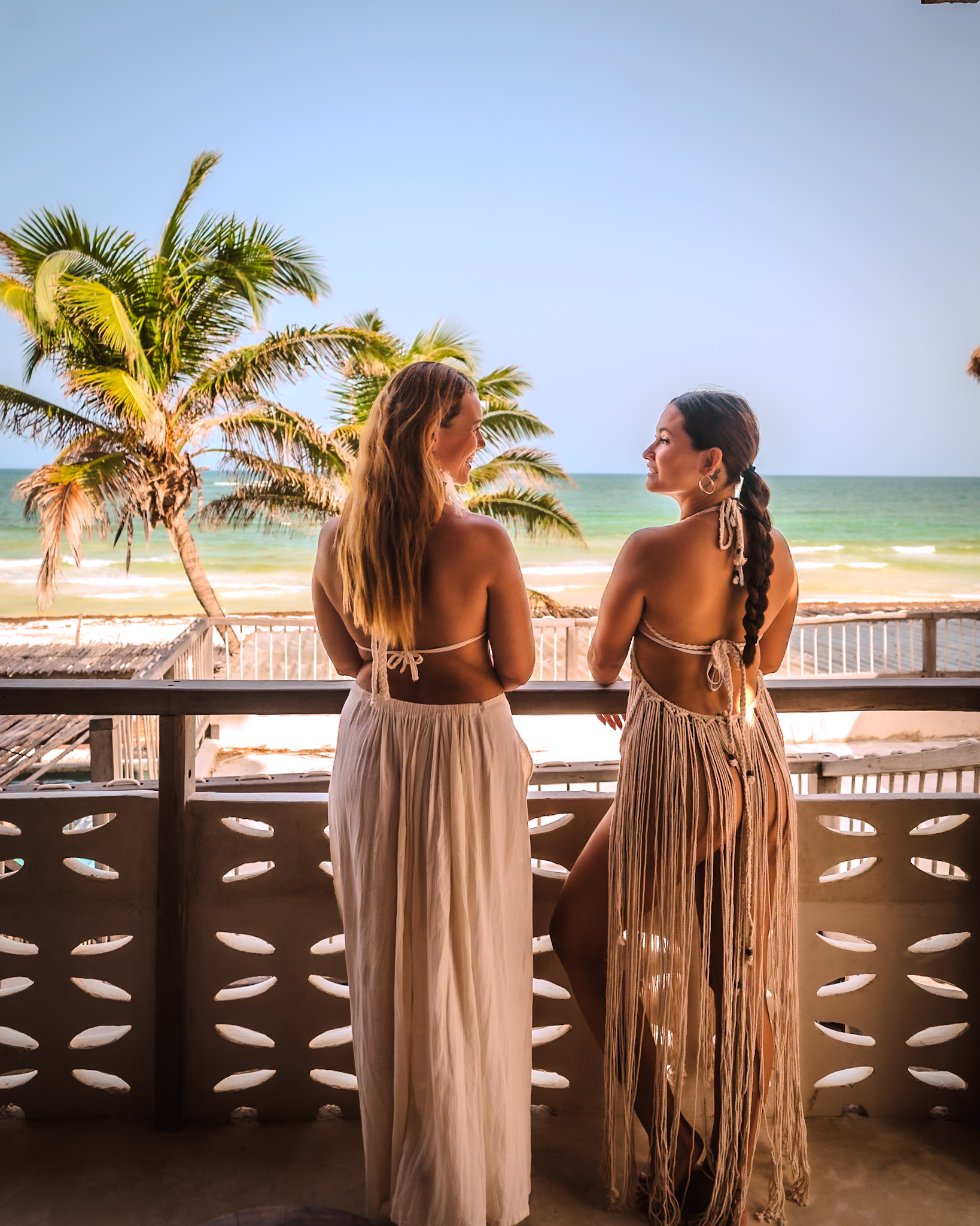 Balcony beach view